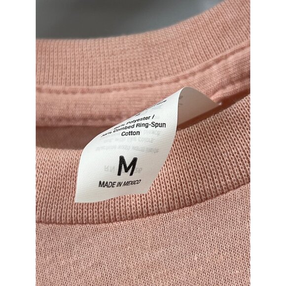 New Hampshire Graphic T-Shirt Size Medium Orange USA Map Flag Print Cotton Soft - Picture 4 of 6